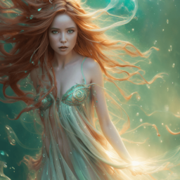 Lady of the lake, green