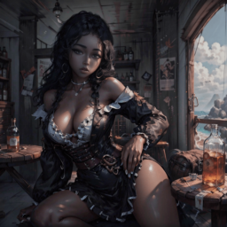Sexy piratress Black Perl