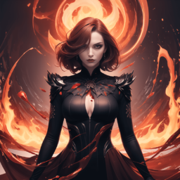 Blood and fire witch