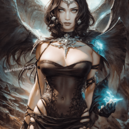 Beauty in the dark – Luis Royo style