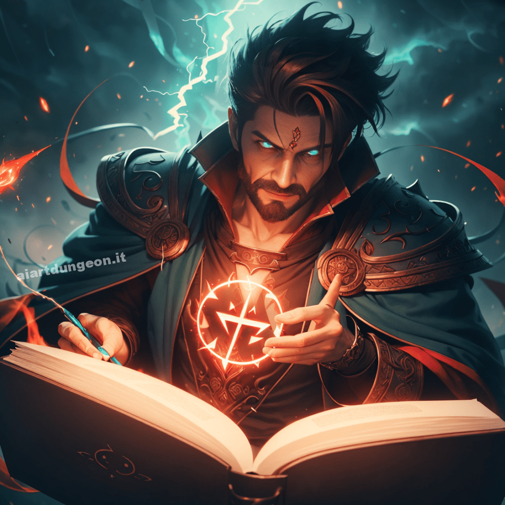 Evil lord of runes – Ai Art Dungeon