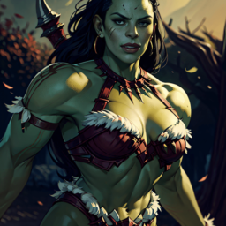 Female Orc Berserker