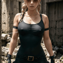 Kate is… Lara Croft!